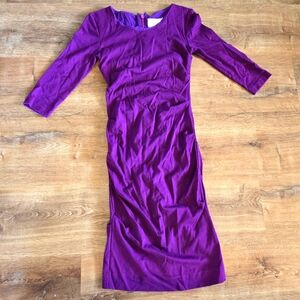 Elegant Purple Artelier Nicole Miller  Women's Dress Size Small
